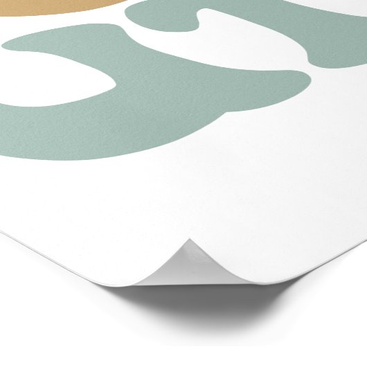 Achten Sie auf Ihren eigenen Uterusfeministen Poster (Ecke)