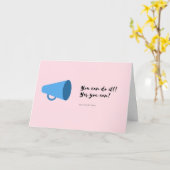 Achten Sie auf Karten - Sie können es, ja, Sie kön (Gelbe Blume)