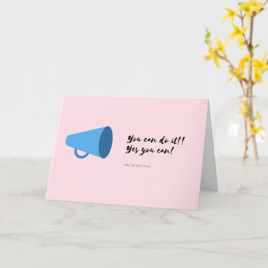 Achten Sie auf Karten - Sie können es, ja, Sie kön (Gelbe Blume)