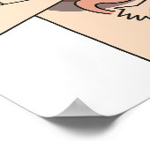 Achten Sie auf Magenprobleme. Poster (Ecke)