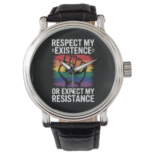 Achten Sie auf meine Existenz oder erwarten Sie me Armbanduhr