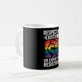 Achten Sie auf meine Existenz oder erwarten Sie me Kaffeetasse (Vorderseite Links)