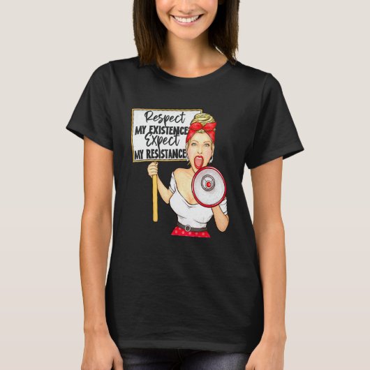 Achten Sie auf meine Existenz oder erwarten Sie me T-Shirt (Vorderseite)