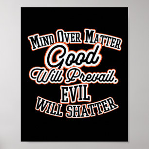 Achten Sie auf Motivierend Phrase Art Sticker Poster