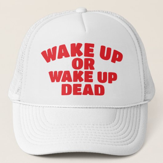 Achten Sie auf Politik und Regierung Truckerkappe (Vorderseite)