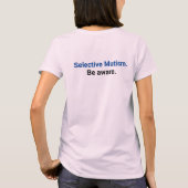 Achten Sie auf unwissenden T - Shirt (Rückseite)