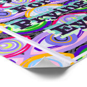 Achten Sie darauf, dass Sie den Kunstdruck "Augen" Poster (Ecke)