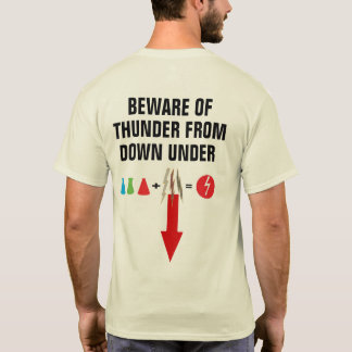 Achten Sie darauf, von unten unter dem funny Graph T-Shirt