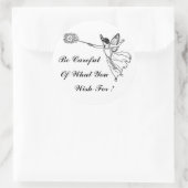 Achten Sie darauf, was Sie sich wünschen! Aufklebe Runder Aufkleber (Tasche)