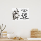 Achten Sie darauf, was Sie trinken UrteilsWunderla Poster (Küche)