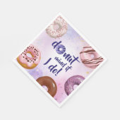 Achten Sie darauf, wenn ich Aquarell mache Serviette (Ecke)