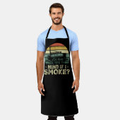 Achten Sie darauf, wenn ich rauche Schürze (Getragen)
