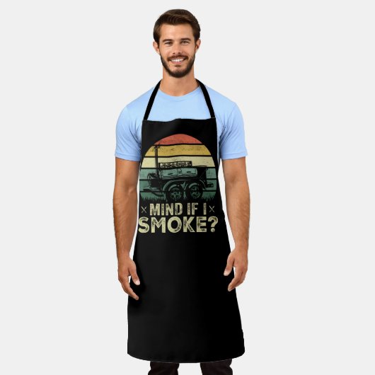 Achten Sie darauf, wenn ich rauche Schürze (Getragen)