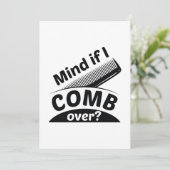 Achten Sie darauf, wenn ich rüber käme. Dankeskarte (Stehend Vorderseite)