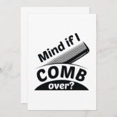 Achten Sie darauf, wenn ich rüber käme. Dankeskarte (Vorne/Hinten)