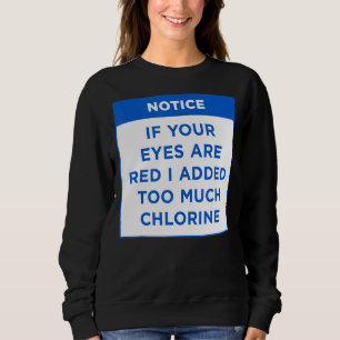 Achten Sie darauf, wenn Ihre Augen rot sind Meine  Sweatshirt