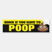 Achten Sie darauf, wenn Sie Autoaufkleber gekackt (Vorne)