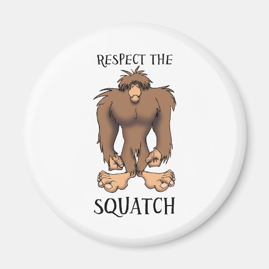 ACHTEN SIE DEN SQUATCH MAGNET (Vorne)