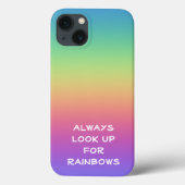 Achten Sie immer auf Regenbogen Case-Mate iPhone Hülle (Rückseite)