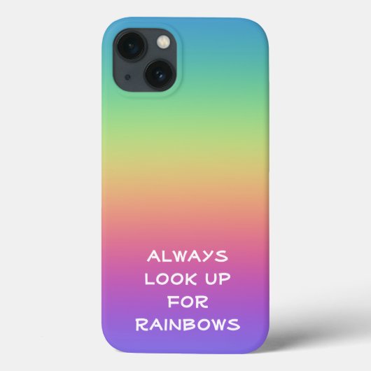 Achten Sie immer auf Regenbogen Case-Mate iPhone Hülle (Rückseite)
