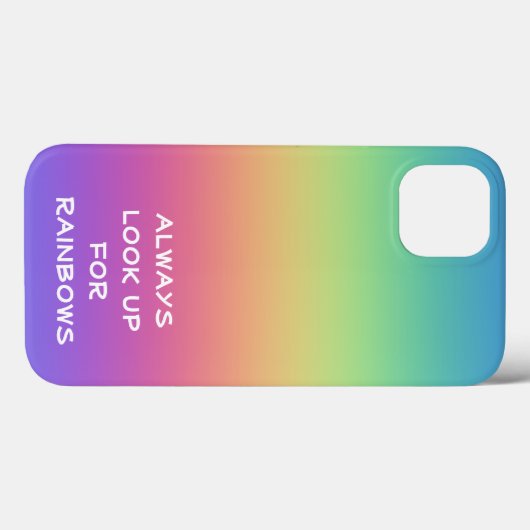 Achten Sie immer auf Regenbogen Case-Mate iPhone Hülle (Rückseite (Horizontal))