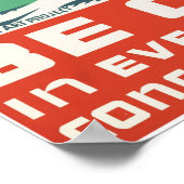 Achten Sie in allem, was Ihr Baby WPA betrifft, au Poster (Ecke)