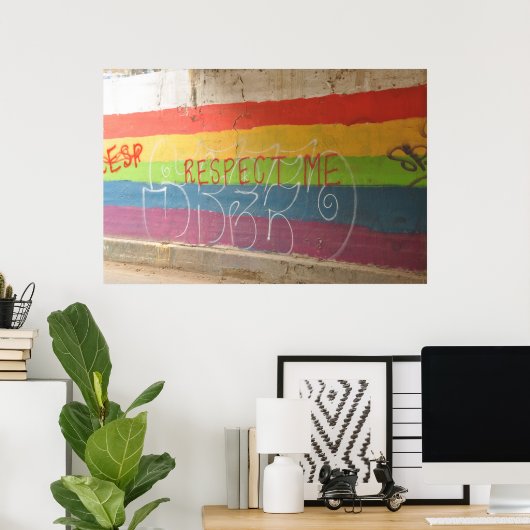 ACHTEN SIE MICH POSTER (Heimbüro)