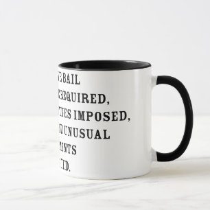 Achter Amendent Text Tasse