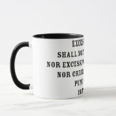 Achter Amendent Text Tasse (Links)