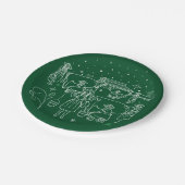 Achter Weihnachtsfeiertag 7" Teller (Schrägansicht)