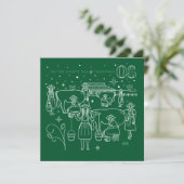 Achter Weihnachtsfeiertag / Fotokarte 5.25 (Stehend Vorderseite)