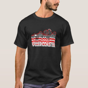 Achterbahn Achterbahn Vergnügungspark Nervenkitzel T-Shirt