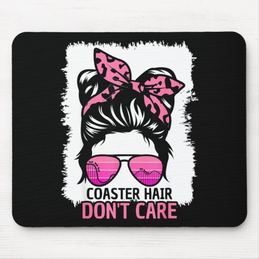 Achterbahn-Frisur, die mir egal ist, Roller Coaste Mousepad (Vorne)