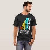 Achterbahn-Frisur, Egal-Roller-Coaster T-Shirt (Vorne ganz)