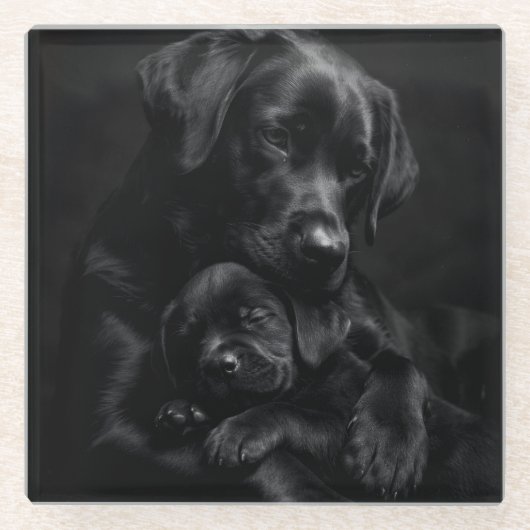 Achterbahn Glasuntersetzer (Vorderseite)