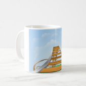 Achterbahn Kaffeetasse (Vorderseite Links)