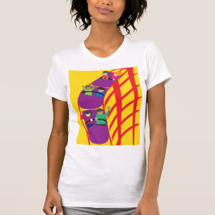 Achterbahn Nahaufnahme T-Shirt