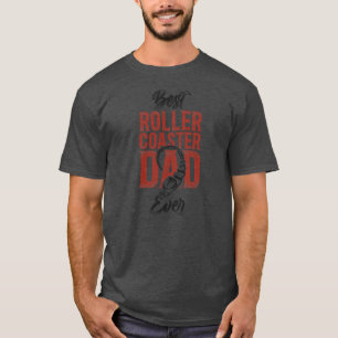 Achterbahn-Vater Vintage-Bester Roller Coaster T-Shirt