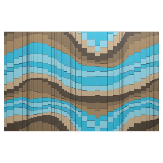 Achterbahn Vintage psychedelische Streifen Stoff (Fat Quarter (45,7 x 55,9 cm))