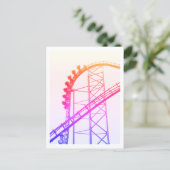 Achterbahn X2 Six Flags Magic Mountain Postkarte (Stehend Vorderseite)