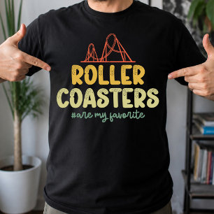 Achterbahnen sind mein Lieblingsvergnügen im Abent T-Shirt