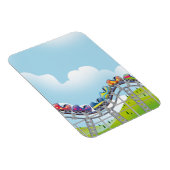 Achterbahnfahrt Magnet (Rechte Seite)