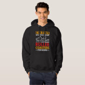 Achterbahnfahrt wird über Achterbahn sprechen Hoodie (Vorne ganz)