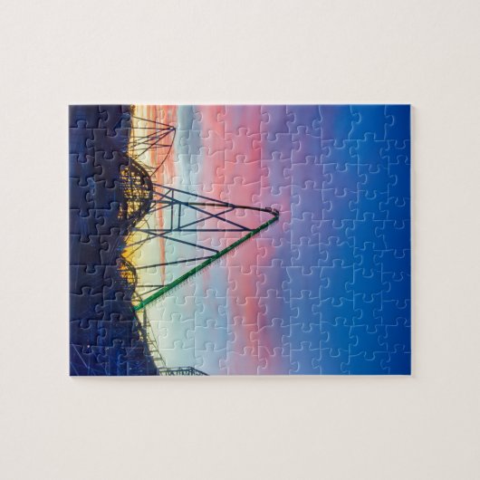 Achterbahnunterhaltungsfahrt Puzzle (Horizontal)