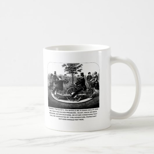 Achterbahnwarnung Kaffeetasse (Rechts)