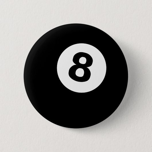 Achtkugel Button (Vorderseite)