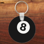 Achtkugel Schlüsselanhänger (Vorderseite)