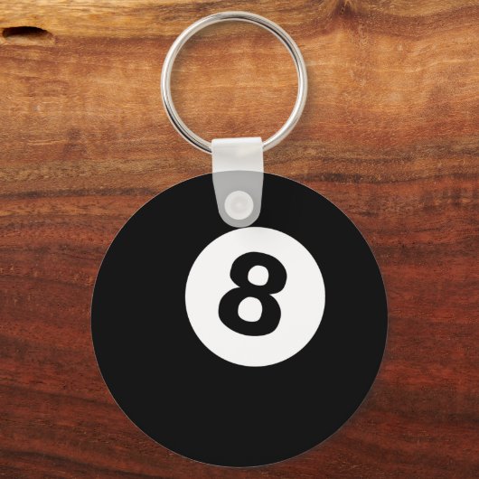 Achtkugel Schlüsselanhänger (Vorderseite)