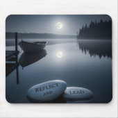 Achtsame Führung Friedliche Nachtlandschaft Mousepad (Vorne)