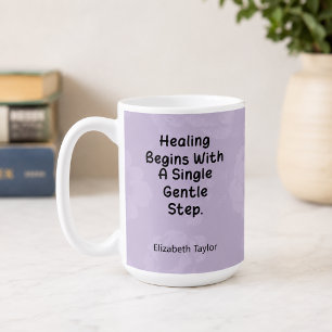 Achtsame Therapieschritte für einen Heilungsweg Kaffeetasse